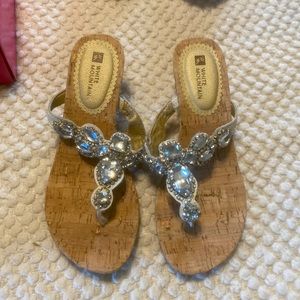 White mountain jewel sandals
